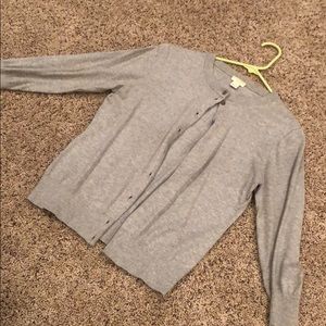 JCrew women's gray Clare cardigan